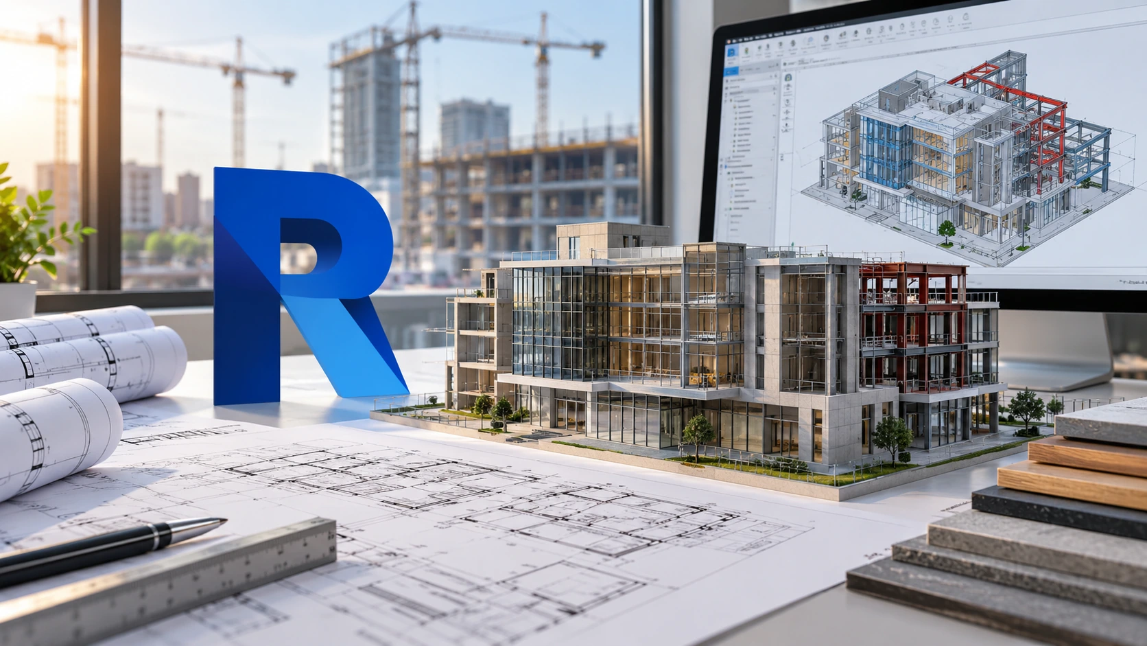 Revit BIM building documentation and construction model