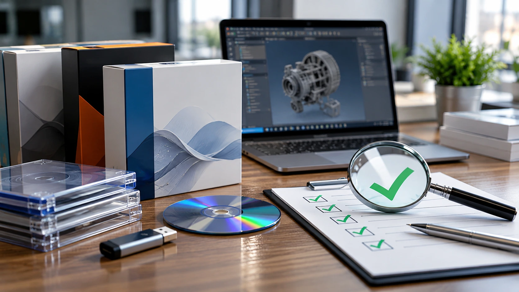 Desktop architecture CAD model and drawing package review